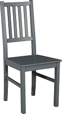 NIEL 7D  (NILO 7D) - jídelní židle - grafitová celodřevěný sedák - kolekce "DRE" (K150-Z)