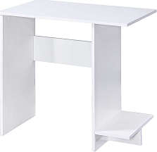 TWISTO - PC stůl -lamino BÍLÁ (biurko Smyk=1balík) (DO)***POSLEDNÍ KUSY