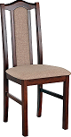 BOSANOVA 2 (BOS 2) - jídelní židle dřevo OŘECH/látka hnědá č.5***, kolekce "DRE" (K150-Z)