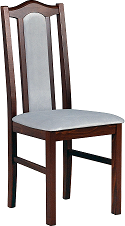 BOSANOVA 2 (BOSS 2)- jídelní židle - ořech / látka světle šedá č.16X*** - kolekce "DRE" (K150)