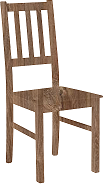 BOSANOVA 4D jídelní židle (BOSS 4D) celodřevěný sedák DUB STERLING (DM)- kolekce "DRE" (K150-E)