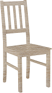BOSANOVA 4D jídelní židle (BOSS 4D) celodřevěný sedák DUB SONOMA (DM)- kolekce "DRE" (K150-E)