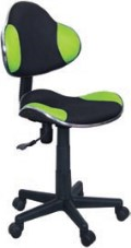 Q-G2 - kancelářská židle (dětská) černá / zelená (OBRQG2Z/CZ) kolekce "S" (K150-E)