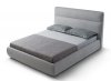 Čalouněná postel GAMBARIE 160x200, šedá