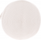 TEMPO-KONDELA PRAJA, pletený koš, bílá/barevný vzor, 35x45 cm