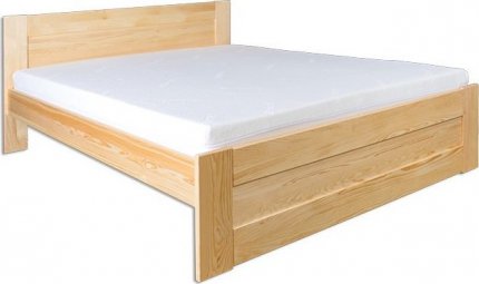 Masivní postel KL-102, 120x200, borovice, výběr moření