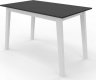 Jídelní stůl CARLOS 120x80 bílá/černá