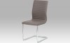 Jídelní židle HC-348 COF1 koženka coffee / chrom 