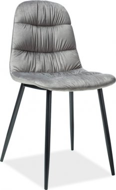 Jídelní čalouněná židle VEDIS šedá