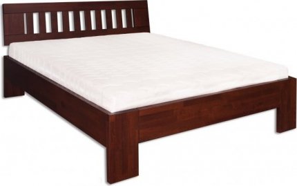 Masivní postel KL-193, 120x200, dřevo buk, výběr moření