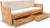 Dřevěná rozkládací postel Duette C buk