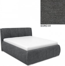 Čalouněná postel AVA EAMON UP 180x200, s úložným prostorem, SORO 91