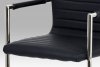 Konferenční židle HC-349 BK černá koženka / chrom 