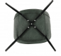 Jídelní židle HAZAL, zelená/černá