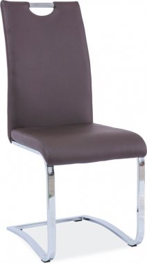 Jídelní čalouněná židle H-790 hnědá
