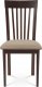 Jídelní židle BC-3950 WAL, ořech, potah krémový
