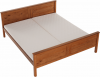 Masivní postel PROVO 160x200, borovicové dřevo v odstínu dub
