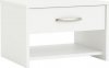 Ložnicový komplet (3-dveřová skříň + postel + 2x noční stolek), bílá, ambian