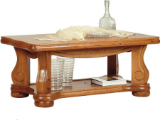 LINDA- konferenční stolek dřevo masiv D17 (Lawa Ciezka) -kolekce "B" (K250-E)