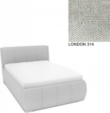 Čalouněná postel AVA EAMON UP s úložný prostorem, 140x200, LONDON 314