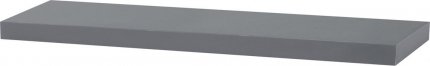 Polička nástěnná 90 cm, MDF, barva šedý vysoký lesk, baleno v ochranné fólii P-013 GREY