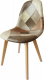 Jídelní židle SALEVA, patchwork/buk