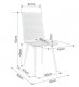 Jídelní židle OTTO grafit/dub