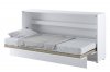 Výklopná postel REBECCA BC-06P, 90 cm, bílá lesk/bílá mat