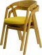 Židle čalouněná ADRIANA XL dubová Z217