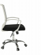 Kancelářská židle IZOLDA, šedá/černá/bílá/chrom