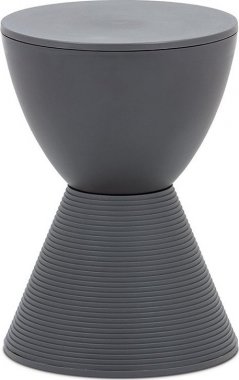 Taburet CT-750 GREY, plast šedý