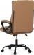 Židle kancelářská, krémová ekokůže, kovový kříž KA-Y386 CRM