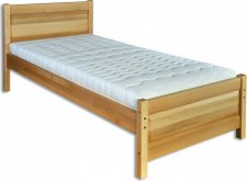 Masivní postel KL-120, 100x200, dřevo buk, výběr moření