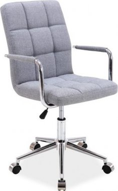Kancelářská židle Q-022, šedá látka