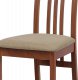 Dřevěná jídelní židle BC-2482 TR3, třešeň/potah krémový