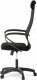 Kancelářská židle KA-U05 BK, černá látka/síťovina/ekokůže