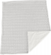 Oboustranná beránková deka, šedá/bílá/vzor, 150x200, MARITA