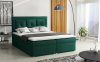 Čalouněná postel MIRABEL PLUS BOX 140x200, s úložným prostorem, výběr látek