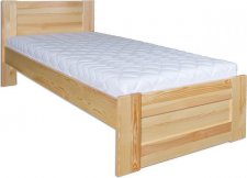Masivní postel KL-121, 80x200, borovice, výběr moření