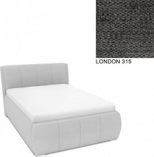 Čalouněná postel AVA EAMON UP s úložný prostorem, 140x200, LONDON 315