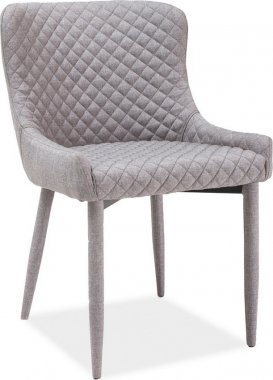 Designová jídelní židle COLIN šedá