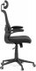 Židle kancelářská, černá mesh, plastový kříž KA-Q842 BK