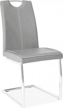 Jídelní čalouněná židle H-414 šedá