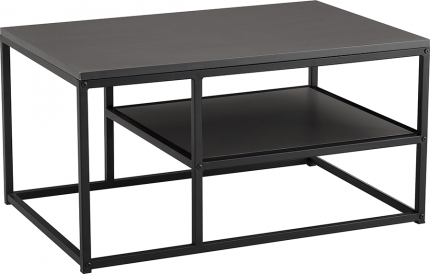 Konferenční stolek BARMIO, grafit/černý kov