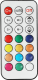 Kancelářské herní křeslo ZOPA s RGB podsvícením, černá/bílá/barevný vzor