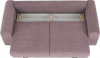 Rozkládací pohovka GILENA BIG SOFA s úložným prostorem, fialová/starorůžová/béžová
