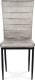 Designová jídelní židle AC-9910 LAN3, Lanýžová látka imitace broušené kůže/černý kov