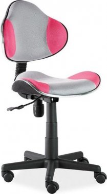Dětská židle Q-G2 šedá/růžová