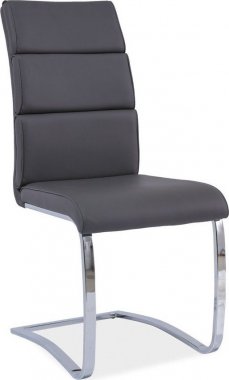 Jídelní čalouněná židle H-456 šedá