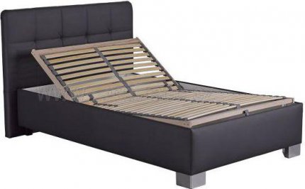 Čalouněná postel KELLY 120 BEZ MATRACE s úložným prostorem, LOFT GREY